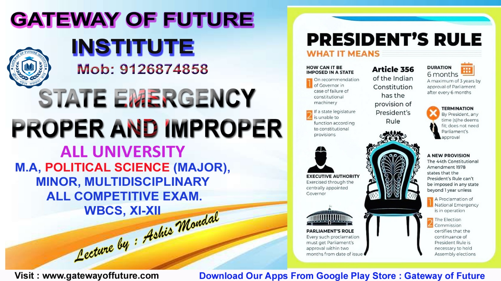 STATE EMERGENCY PROPER AND IMPROPER CASE